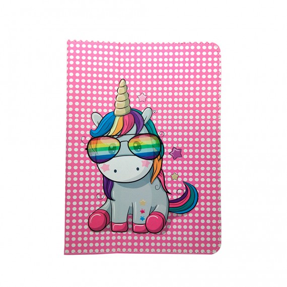 Uniwersalne etui do tabletów 9-10” Rainbow Unicorn Uniwersalne Różowy