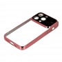 Electro Lens Case Samsung A24 4G Jasnoróżowy