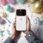 Electro Lens Case Samsung A24 4G Jasnoróżowy
