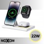 Ładowarka indukcyja 3w1 22W MOXOM MX-ST11 MOXOM Czarny