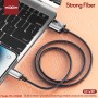 Kabel USB MOXOM MX CB208 USB IPHONE Lightning MOXOM Czarny