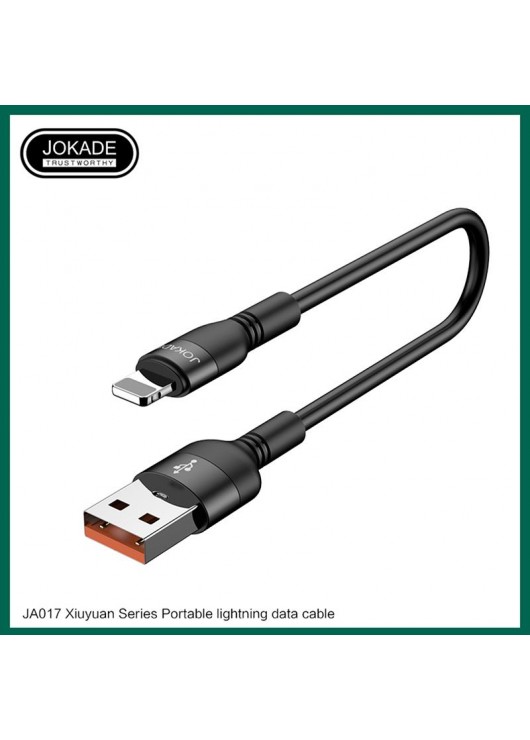 Kabel USB JOKADE JA017 25CM LIGHTING CZARNY Lightning JOKADE Czarny