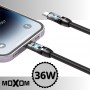 Kabel USB MOXOM MX CB214 TYP C LIGHTING Typ C + Lighting MOXOM Czarny