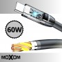 Kabel USB MOXOM MX CB215 TYP C-C Typ C / Typ C MOXOM Czarny