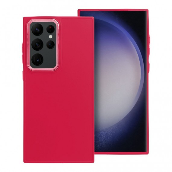 Etui Frame Case Samsung Galaxy S22 Ultra 5G Magenta