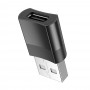 HOCO adapter OTG ze złącza Typ C do USB (męski) UA17 czarny USB Hoco Czarny