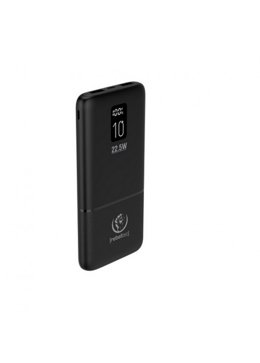 Rebeltec power bank P10 LCDPD 22,5W 10000mAh czarny Czarny