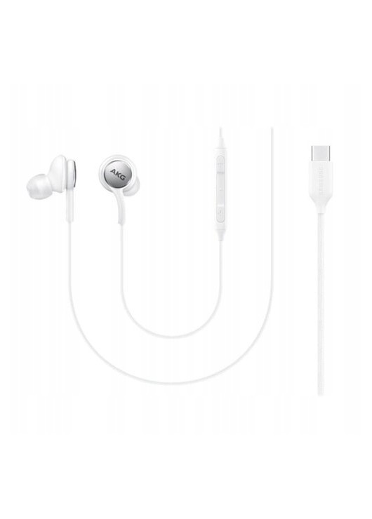 Oryginalne słuchawki Samsung AKG IC100BW GP-TOU021CSKWW USB-C Biały (bulk EU) Samsung Typ C Samsung Biały