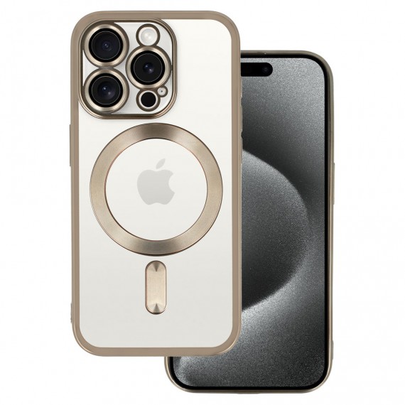 Metallic Magsafe Case Apple Iphone 14 PRO Tytanowy