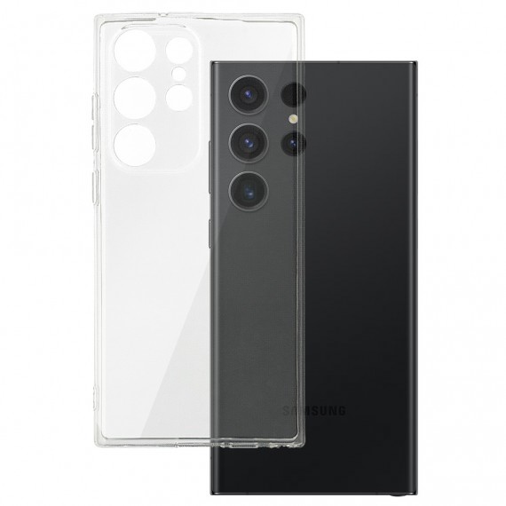 Etui Clear Case Samsung S23 Ultra Bumper Przezroczysty