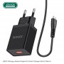 JOKADE ładowarka sieciowa JB022 3A 1xUSB + kabel Micro Czarna Micro USB JOKADE Czarny