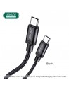 KABEL JOKADE 100W JA041 TYP-C DO TYP-C CZARNY Typ C / Typ C JOKADE Czarny