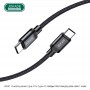 KABEL JOKADE 100W JA041 TYP-C DO TYP-C CZARNY Typ C / Typ C JOKADE Czarny