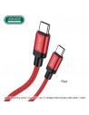 KABEL JOKADE 100W JA041 TYP-C DO TYP-C Typ C / Typ C JOKADE Czerwony