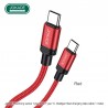 KABEL JOKADE 100W JA041 TYP-C DO TYP-C Typ C / Typ C JOKADE Czerwony