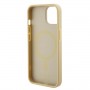 Guess nakładka GUHMP15SPSAHMCB złota hardcase Saffiano MagSafe Apple Iphone 15 Guess Złoty