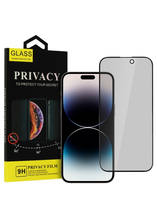 Szkło hartowane Privacy Apple iPhone 11 Pro Max Czarny