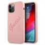 Guess nakładka GUHCP12MLSVSPI różowe hard case Script Vintage Apple iPhone 12/12Pro Guess Różowy