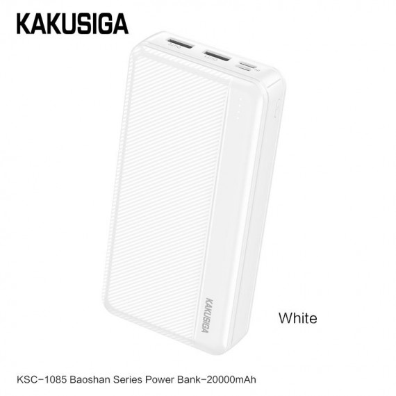 PowerBank Kakusiga 20000 mAh KSC-1085 Biały 