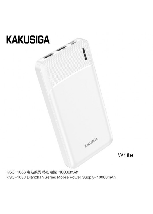 PowerBank Kakusiga 10000 mAh KSC-1083 Biały 