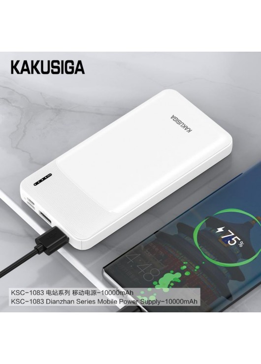 PowerBank Kakusiga 10000 mAh KSC-1083 Biały 