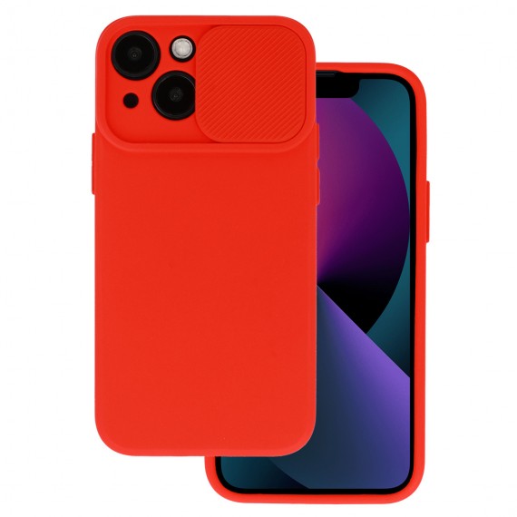 Etui Camshield Soft Samsung A05 Czerwony