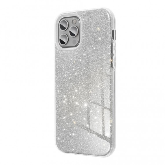 Etui Shining Samsung A23 4G/5G Srebrny
