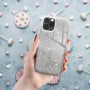 Etui Shining Samsung A23 4G/5G Srebrny