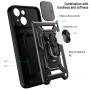 Slide Camera Armor Case Samsung S23 Ultra Czarny