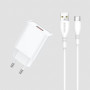 JELLICO ładowarka sieciowa C7 22.5W 1xUSB QC3.0 + kabel USB-C Biały Typ C Jellico Biały