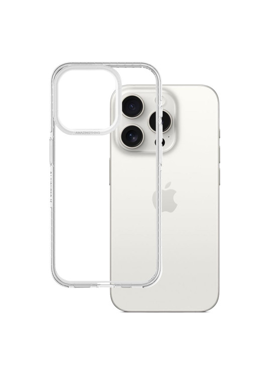 Amazing Thing Etui Titan Pro Case 10FT IP156.7PTPCL przezroczysty Apple Iphone 15 Pro Max Amazing Thing Przezroczysty