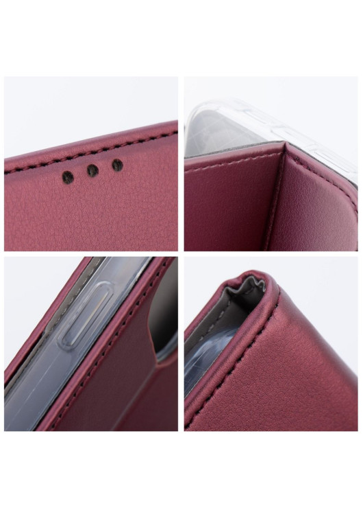 Etui Portfel Xiaomi Redmi Note 13 Pro 5G Inny Burgundowy