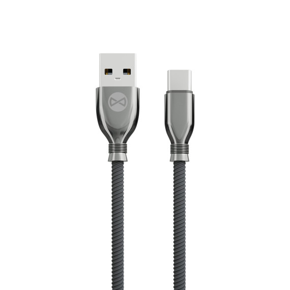 Forever kabel Tornado USB - USB-C 1,0 m 3A czarny Forever Czarny