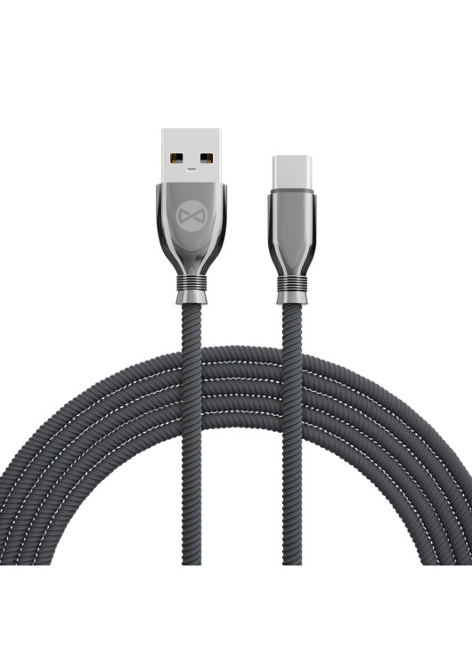 Forever kabel Tornado USB - USB-C 1,0 m 3A czarny Forever Czarny