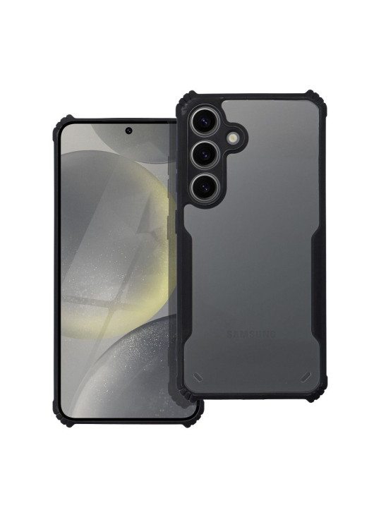 Futerał Anti-Drop Realme 12 Plus 5G Przezroczysty z czarną ramką