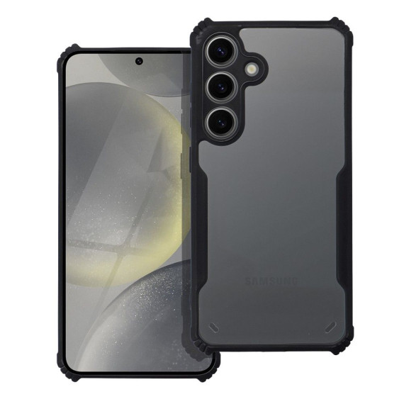 Futerał Anti-Drop Realme 12 Plus 5G Przezroczysty z czarną ramką