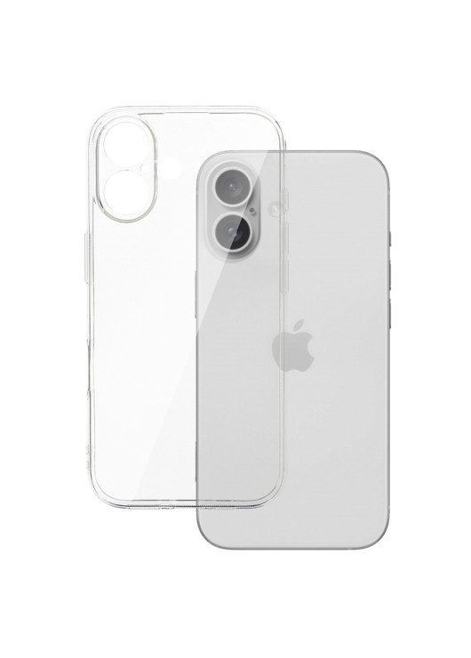 Etui Clear Case Camera Protection Apple iPhone 16 Przezroczysty