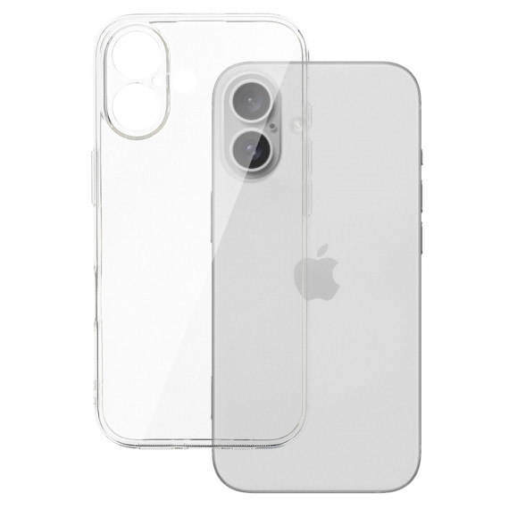 Etui Clear Case Camera Protection Apple iPhone 16 Przezroczysty