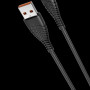 VEGER kabel USB A do Typ C 2,4A V104 1,2 m czarny Typ C Czarny