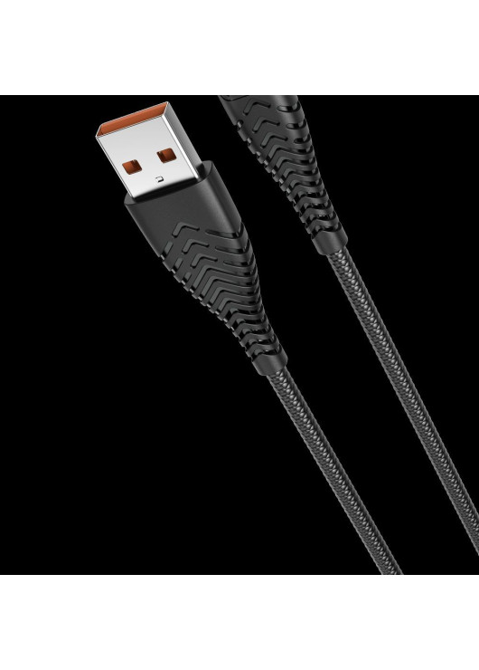 VEGER kabel USB A do Typ C 2,4A V104 1,2 m czarny Typ C Czarny