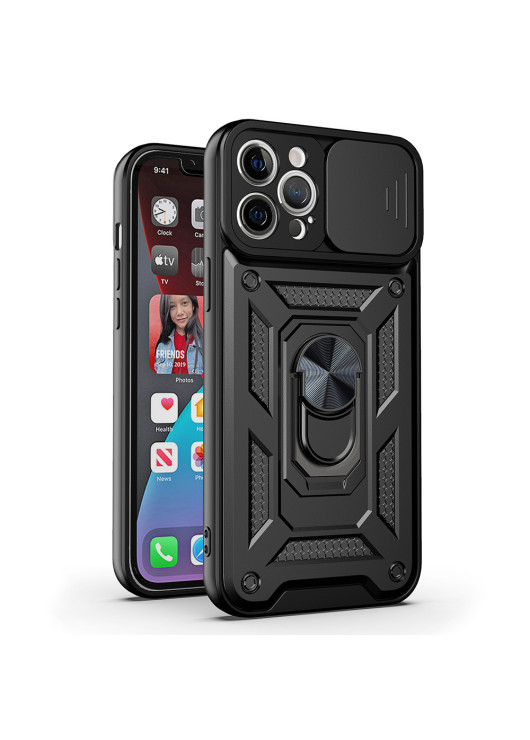 Slide Camera Armor Case Apple iPhone 16 pro Czarny