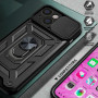 Slide Camera Armor Case Apple iPhone 16 pro Czarny