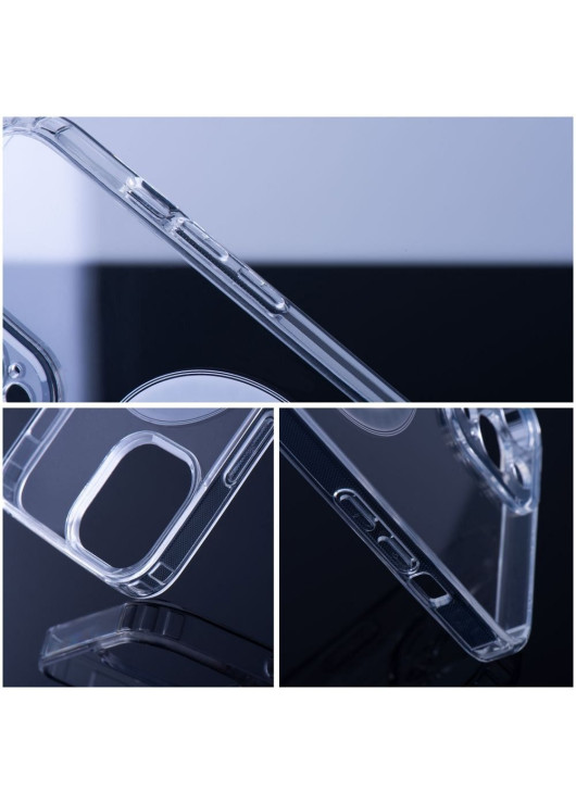 Futerał CLEAR MAG COVER (MID) kompatybilny z MagSafe Samsung S24 Ultra Przezroczysty