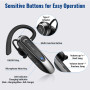 Blavec Słuchawka Bluetooth Adventure 5 (BHAD5-B) czarna Czarny