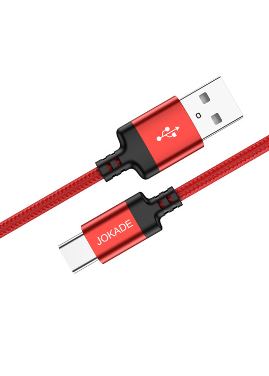 Kabel USB JOKADE JA003 3m TYP C Czerwony Typ C JOKADE Czerwony