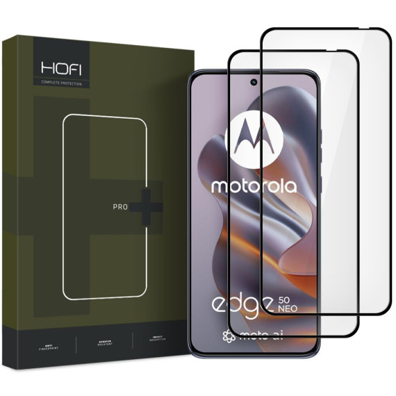 Hartowane szkło HOFI FULL PRO+ Motorola Edge 50 Neo HOFI Czarny