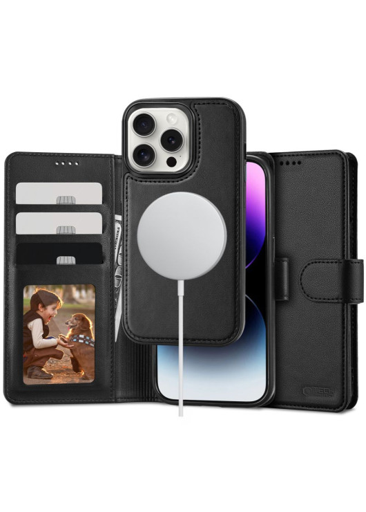 Etui Portfel Apple iPhone 16 pro Tech-Protect Czarny