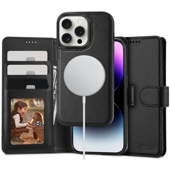 Etui Portfel Apple iPhone 16 pro Tech-Protect Czarny