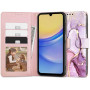 Etui Portfel MARBLE Samsung Galaxy A15 4G/ A15 5G Tech-Protect Odcienie różowego