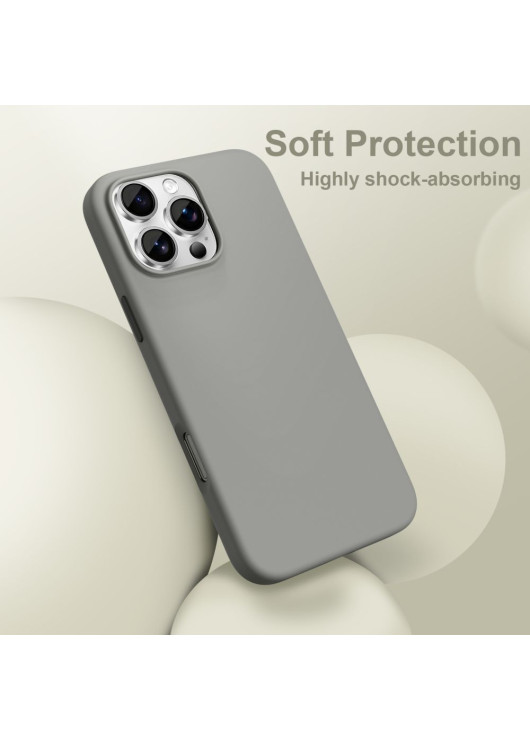 TECH-PROTECT SILICONE MAGSAFE Apple iPhone 16 Pro Max Tech-Protect Odcienie szarego